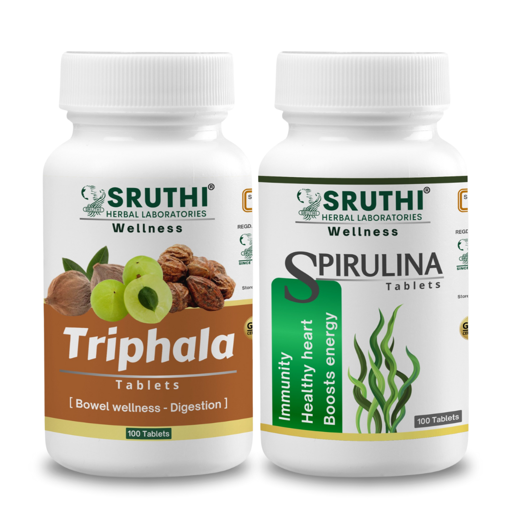 Triphala Tablet + Spirulina Tablet